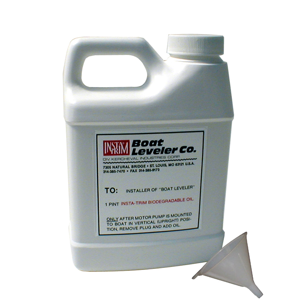 Boat Leveler Oil Funnel Kit 12612